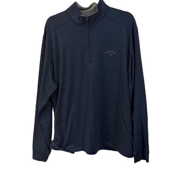 Callaway Other - Callaway Pullover 1/4 Zip Long Sleeve Golf Pullover Blue Color Men's Size Large